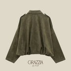 Chaqueta Bomber Gamuza