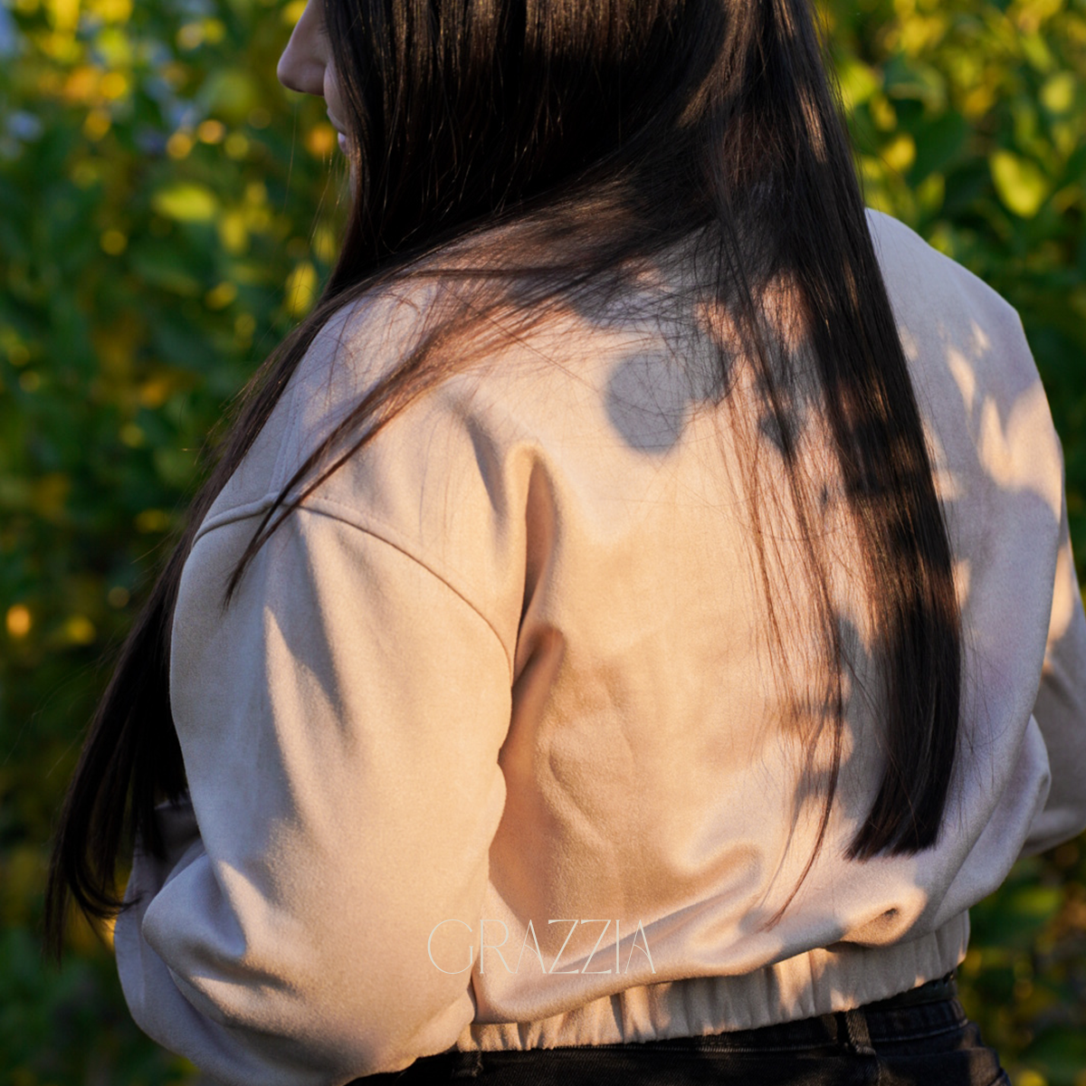 Chaqueta Siena Bomber Efecto Gamuza