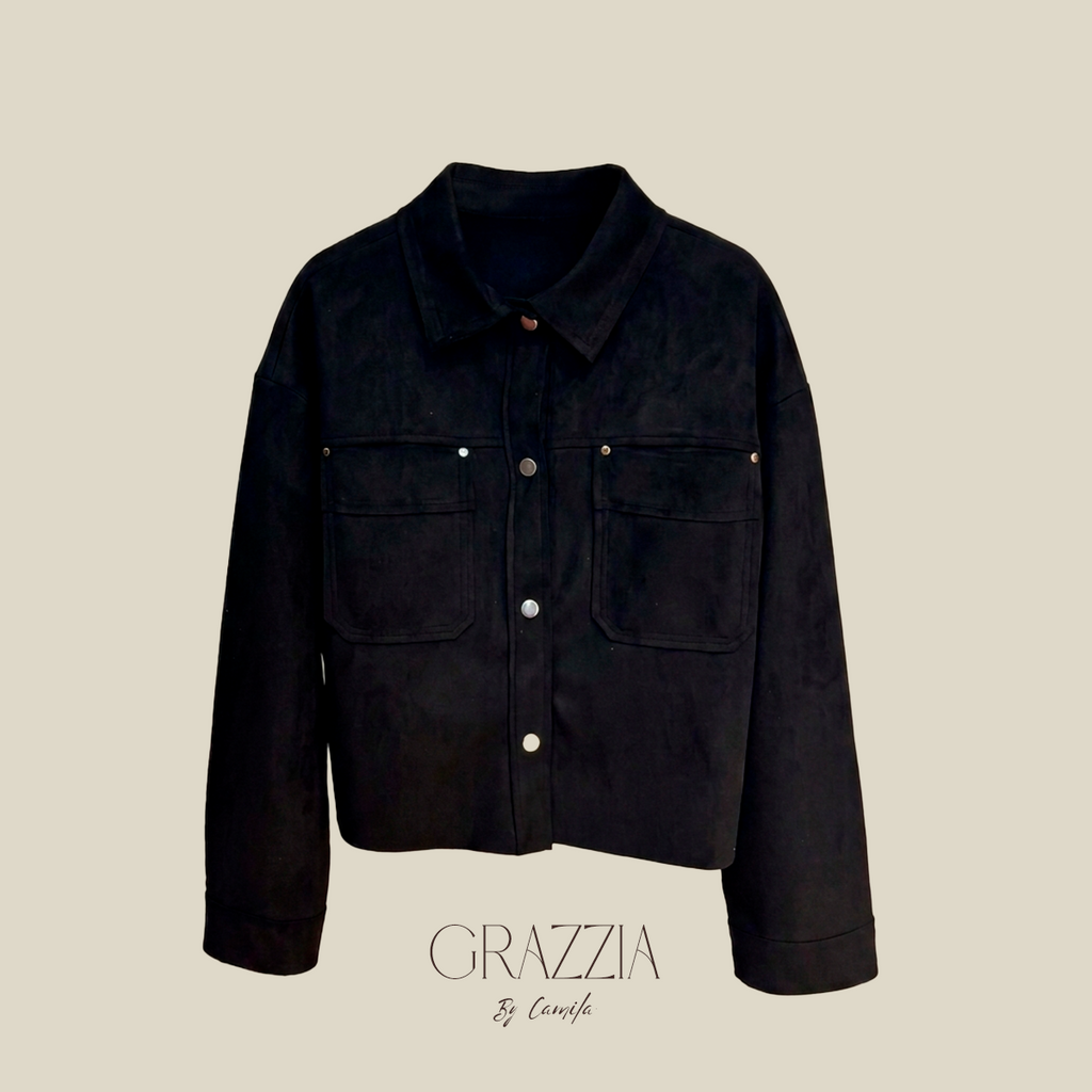 Chaqueta Camisera de Gamuza "Gigi"