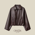 Chaqueta Bomber  "Urban Icon" - Ecocuero