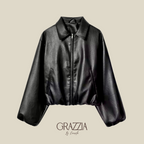 Chaqueta Bomber  "Urban Icon" - Ecocuero