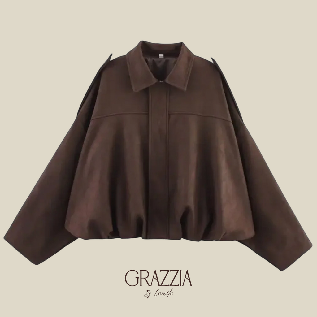 Chaqueta Bomber Gamuza