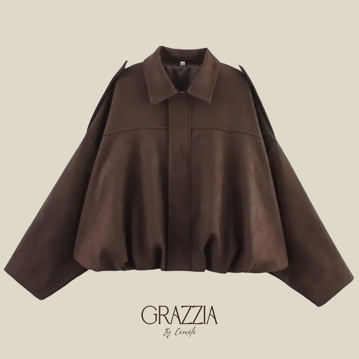 Chaqueta Bomber Gamuza