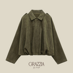 Chaqueta Bomber Gamuza