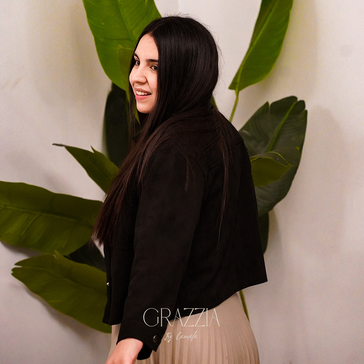 Chaqueta Camisera de Gamuza "Gigi"