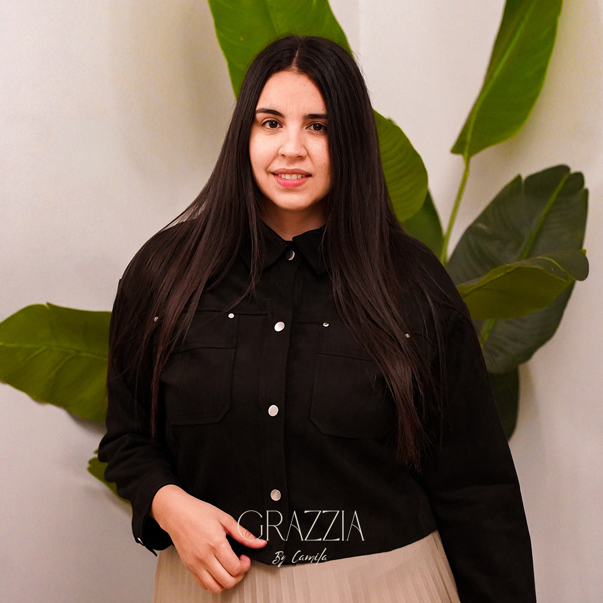 Chaqueta Camisera de Gamuza "Gigi"