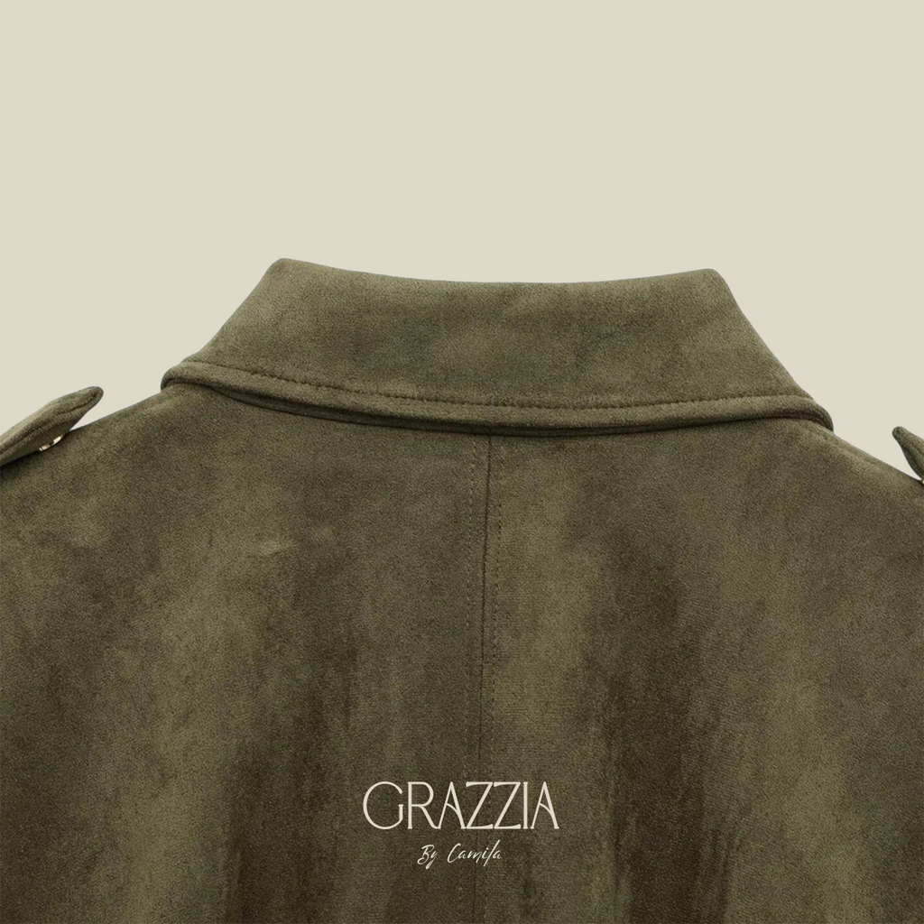 Chaqueta Bomber Gamuza
